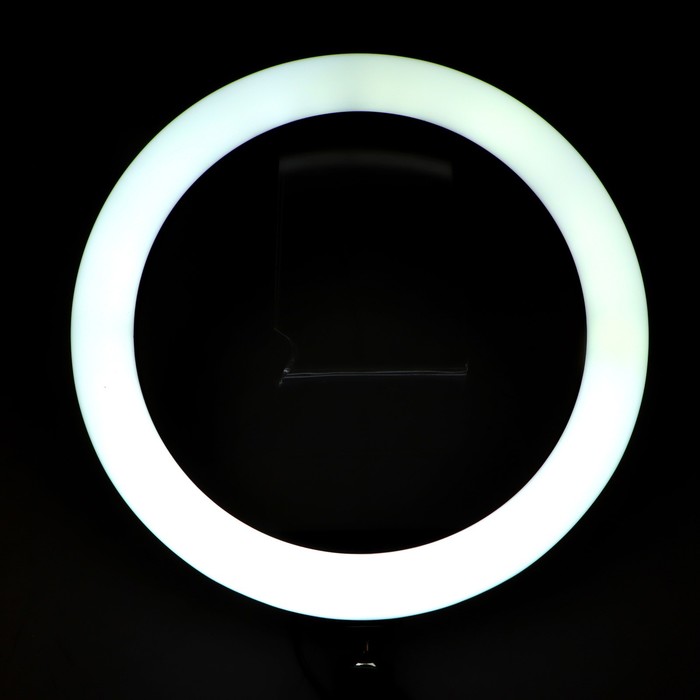 Светодиодная кольцевая лампа RJ33, лампа 32 см, цветная подсветка, 10 Вт - фото 1907660299