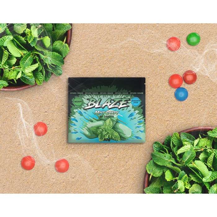

Бестабачная смесь Blaze "Мятная жвачка", 50 г