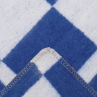 Одеяло байковое 100х140см, цвет синий МИКС, 400г/м, , хлопок 100% - фото 50973877