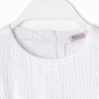 Комплект (блузка и брюки) для девочки MINAKU цвет белый, рост 104 см - Фото 10