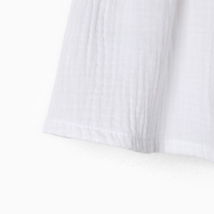 Комплект (блузка и брюки) для девочки MINAKU цвет белый, рост 104 см - фото 1907660426