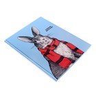 Дневник универсальный для 1-11 классов "Кролик в шарфе", твёрдая обложка, глянцевая ламинация, шпаргалка, 48 листов - Фото 2