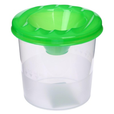 Стакан - непроливайка для рисования Calligrata, 210 мл, зелёный