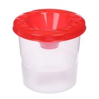 Стакан - непроливайка для рисования Calligrata, 210 мл, красный 6255760