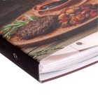 Книга для записи кулинарных рецептов А5, 80 листов на кольцах "ГотовимДома", твёрдая обложка, цветные разделители, блок офсет - Фото 3