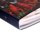 Книга для записи кулинарных рецептов А5, 80 листов на кольцах "Морепродукты", твёрдая обложка, цветные разделители, блок офсет - фото 6842670
