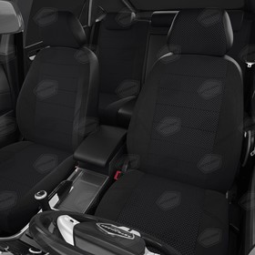 

Авточехлы для Citroen Jumpy Multispace 3 с 2016-н.в., 3 места, фургон, минивэн, жаккард, креп, экокожа, цвет готика