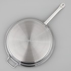 Сковорода Катунь «Общепит», d=40 см, толщина корпуса 0.8 мм, дно 3.5 мм, антипригарное покрытие, индукция, нержавеющая сталь - Фото 2