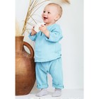 Детский комплект «Самурай», рост 74, цвет голубой - фото 109924924