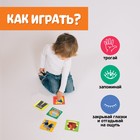 Развивающий набор «Большой дом», тактильные карточки, в пакете - фото 24290192