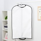 Чехол для одежды, 60×100 см, цвет белый - Фото 3