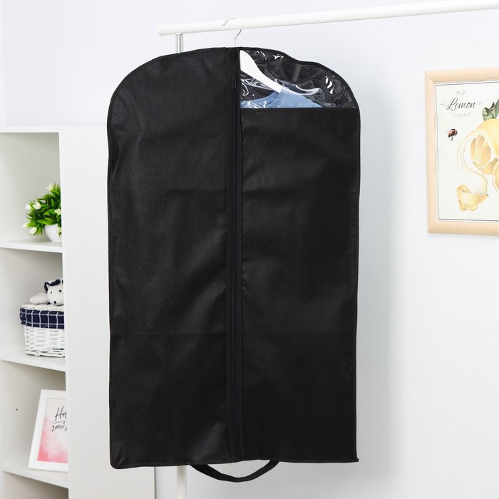 

Чехол для одежды, 60×100 см, цвет чёрный
