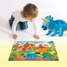 Мега-пазл «Мир динозавров», 24 детали - Фото 2