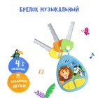 Музыкальный брелок, звук, свет, цвета МИКС, в пакете - фото 301642455