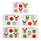 Развивающий набор «Зверятки по порядку», в пакете - фото 27189395