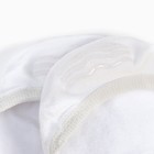 Носки-невидимки женские, цвет белый, размер 25 (39-41) - Фото 4