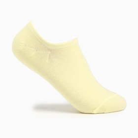 Носки женские, цвет жёлтый, размер 23-25 (36-40)