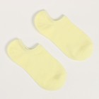 Носки женские, цвет жёлтый, размер 23-25 (36-40) - фото 805380229