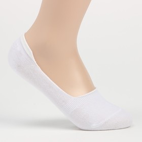 Носки-невидимки женские, цвет белый, размер 23 (36-39)