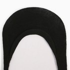 Носки-невидимки женские, цвет чёрный, размер 25 (39-41) - Фото 3
