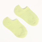 Носки женские укороченные, цвет салатовый, размер 36-40 (комплект 2 шт) - фото 39435315