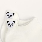 Носки женские укороченные «Панда», цвет белый, размер 36-40 - фото 22083946