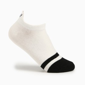 Носки женские укороченные «Панда», цвет белый/чёрный, размер 36-40
