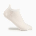 Носки женские укороченные, цвет белый, размер 36-40 - фото 319332645