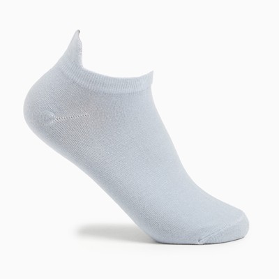 Носки женские укороченные, цвет голубой, размер 36-40