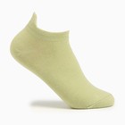 Носки женские укороченные, цвет салатовый, размер 36-40 - фото 319332655