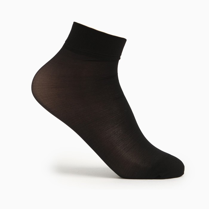 Носки женские 30 den, цвет чёрный, размер 36-40 - Фото 1