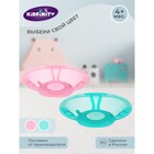 Тарелка детская для вторых блюд, на присоске, 400 мл, зелёная - Фото 7