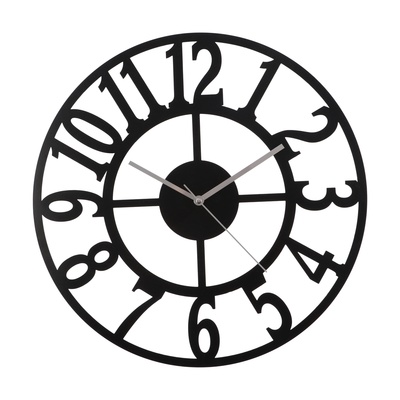 Часы настенные из металла "Лофт-1", бесшумные, d-40 см, АА