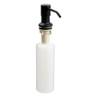 Дозатор для жидкого мыла Accoona A185F, 400 мл, врезной, черный/матовый - фото 294390977