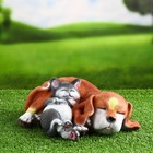 Садовая фигура "Лучшие друзья" 23х27х11см, серый и коричневый - Фото 2