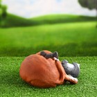 Садовая фигура "Лучшие друзья" 23х27х11см, серый и коричневый - Фото 5
