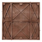 Плитка ППК тротуарная, 40 × 40 × 5 см, 8 кирпичей, коричневая, ПТБ-50 - Фото 3