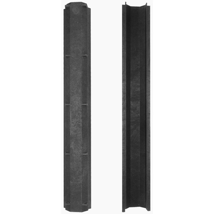 Канал водоотводный ППК, 100 × 14 × 13 см, чёрный, КВ-130 - фото 1900348564