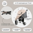 Коляска прогулочная детская Indigo SOUL, цвет бежевый - Фото 2