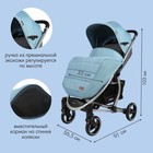 Коляска прогулочная детская Indigo SOUL, цвет голубой - фото 22084280