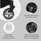 Коляска прогулочная детская Indigo ONYX, цвет черный - фото 47156536