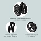 Коляска прогулочная детская Indigo PUNTO, складывается в трость, серая - Фото 5