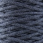 Шнур для вязания без сердечника 70% хлопок, 30% полиэстер ширина 3мм 100м/160±10гр (114) - Фото 3