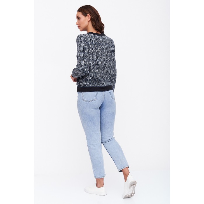 Жакет женскиий, размер 52, цвет синий 61156