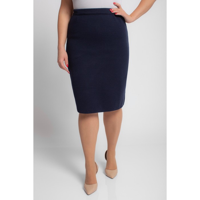 Юбка женская, размер 52, цвет тёмно-синий 61157