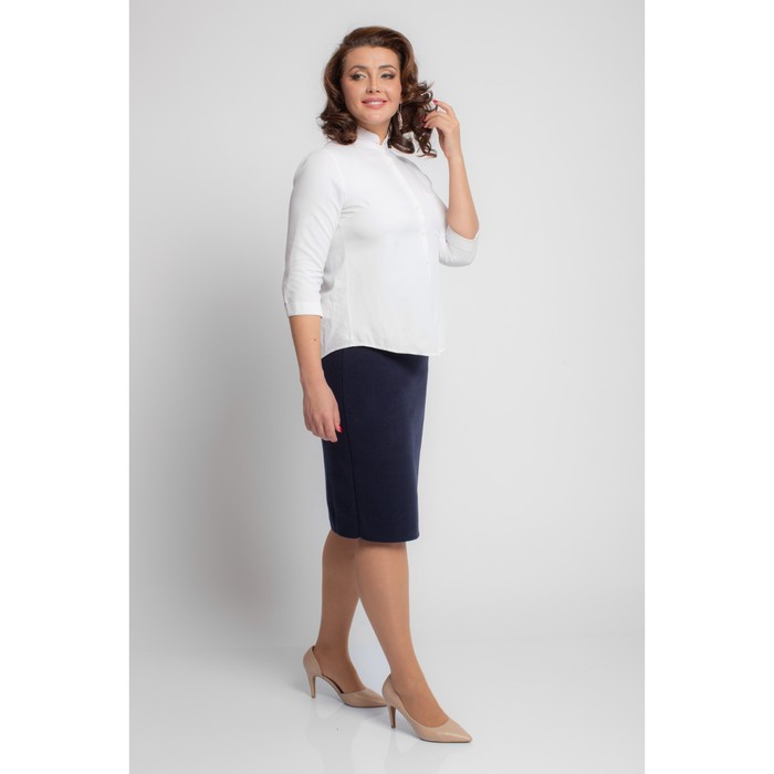 Юбка женская, размер 52, цвет тёмно-синий 61157