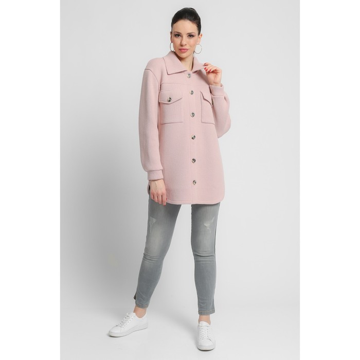Жакет женский, размер 48, цвет пудра 61159
