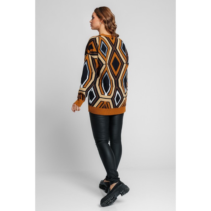 Жакет женский, размер 40-42, цвет терракотовый микс 61161