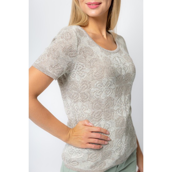 Джемпер женский, размер 46, цвет лён 61162