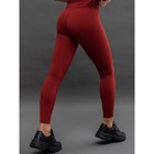 Лосины спортивные женские, размер L, цвет бордовый - Фото 2